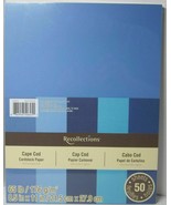 Recollections Cardstock Paper 8 1/2&quot; x 11&quot; 50 Sheets 65 lb 5 color CAPE COD - £12.13 GBP