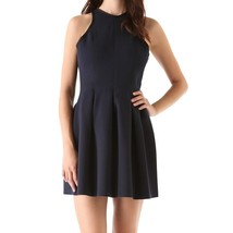 T by Alexander Wang Navy Blue Neoprene Inverted Pleat Dress size M MSRP $325 - £108.23 GBP