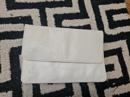 white Clutch Large  Purse For Women One Size - £0.88 GBP