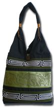 Shoulder bag - elephant Thailand handbag bag cotton 30 x27 x 10 cm TA47 ... - $19.99