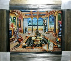 Alexander Astahov-&quot;Beach House&quot;-Framed Limited Edition/Canvas/Hand Signed/LOA - £400.78 GBP