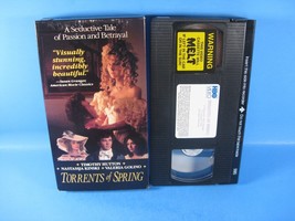 Torrents Of Spring VHS 1989 OOP Timothy Hutton Valeria Golino Nastassja Kinski - £7.44 GBP