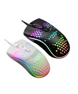Anymob Mouse Wired USB Gaming with 7 LED Backlight Optical Hollowed Out ... - €20,08 EUR