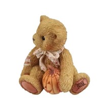  Cherished Teddies 914843 &quot;Sweet Treats&quot; 1993 Vintage October Bear Figurine - £7.83 GBP