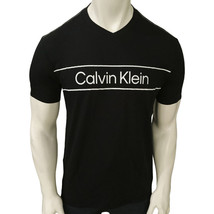 Nwt Calvin Klein Msrp $54.99 Men&#39;s Black V-NECK Short Sleeve T-SHIRT Size S - £17.25 GBP