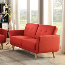 Major-Q Red Fabric Sofa Set (Loveseat) - $452.99