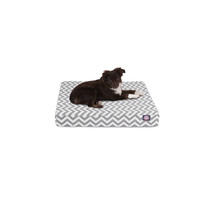 Majestic Pet Gray Chevron Small Orthopedic Memory Foam Rectangle Dog Bed - $1,535.94 MXN