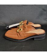 Time and Tru Women&#39;s Backless Loafer Mules 9 M Tan NWT Memory Foam Comfort - $359.73 MXN
