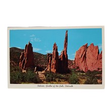 Postcard Interior Garden Of The Gods Colorado Springs Chrome Unposted - $6.92