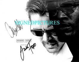Miami Vice Cast Signed Autographed Colin Farrell And Jamie Foxx 8X10 Rp Photo - £13.64 GBP