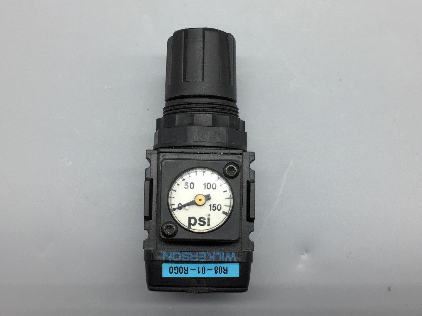  Wilkerson R08-01-R0G0 Pneumatic Regulator 1/8&quot; NPT, 150Psi  - $22.54
