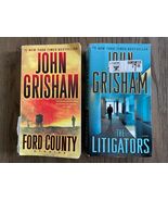 Lot of (2)  JOHN GRISHAM Legal Thriller Paperback Books: Ford County/Lit... - $7.67