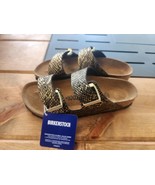 Birkenstock Arizona BS Shiny Python Black Size 36 NARROW - $133.13 CAD