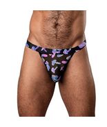 MALE POWER JOCK STRAP HAZY DAYZ MUSHROOM PRINT - $401.36 MXN
