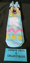 Disney Parks Authentic Mickey Mouse Socks Adult Easter Bunny Ears Blue Spring  - £20.87 GBP