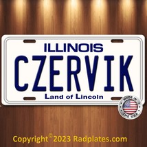 Caddyshack Rodney Dangerfield’s  CZERVIK Aluminum license plate Tag with... - $19.67