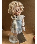 Danbury Mint 2001 The Shirley Temple Doll &quot;Ginny&quot; 11&quot; Porcelain Doll no box - £42.80 GBP