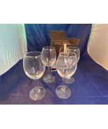 Saivo Firenze Pinot Set of 4 Wine Glasses NOS 12 Ounce Stem - £18.06 GBP
