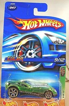 2006 Hot Wheels #47 Treasure Hunt 9/12 CUL8R Green w/GL Gray A6 Spoke Wheels - £13.37 GBP