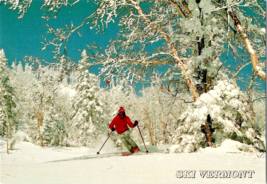 Postcard Vermont Rutland Downhill Skiers&#39; Paradise  4 x 6 Inches - £3.88 GBP