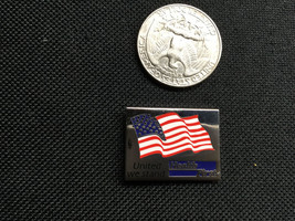 United We Stand Patriotic United States Flag Health First Pin - £6.92 GBP