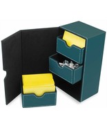 BCW Teal Leatherette Deck Box Vault LX Hold 200 Sleeved - £21.53 GBP