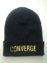 Converge BEANIE HAT Embroidered Converge Patch Metalcore Napalm Death Sl... - £10.35 GBP