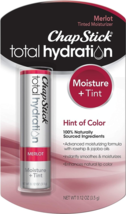 ChapStick Total Hydration ~ Moisture + Tint ~ MERLOT Color ~ .12 oz ~ Lip Color - £10.98 GBP