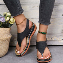 Comfort Slippers Wedge Sandals - $29.95