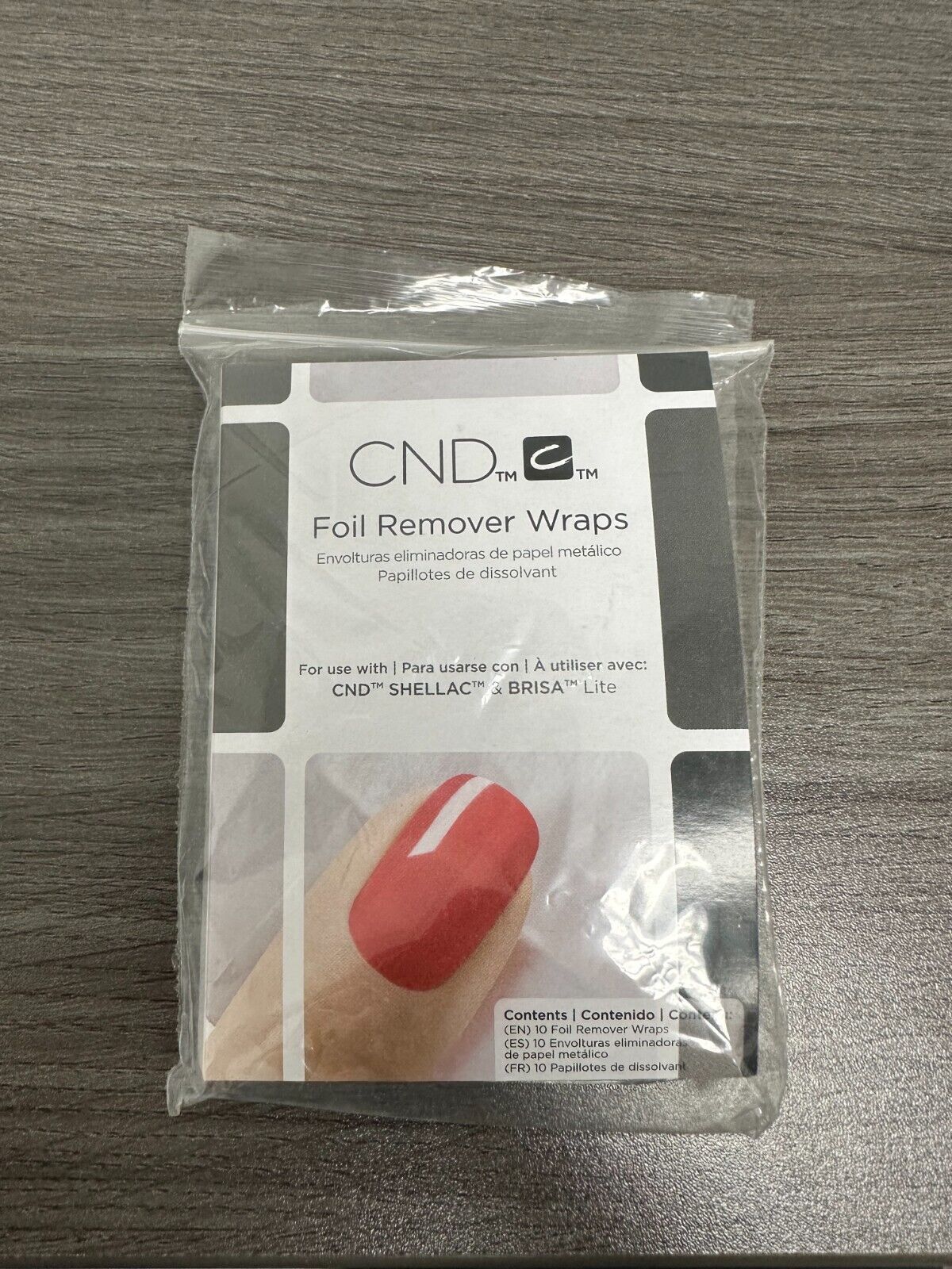 CND Foil Remover Wraps To Use With Shellac & Brisa Lite - 4 packs FREE SHIPPING! - £6.83 GBP