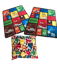 2 M&amp;M&#39;s Fleece Blankets and A Pillow - £91.92 GBP