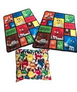 2 M&amp;M&#39;s Fleece Blankets and A Pillow - $115.00