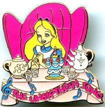Disney Alice in Wonderland Magical Musical Moments The Unbirthday Song pin - £10.90 GBP