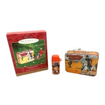 Hallmark Keepsake Hopalong Cassidy Lunch Box Set 2000 Christmas Ornament - £8.47 GBP