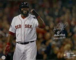DAVID ORTIZ Autographed &quot;HOF 22, 3x WS Champs&quot; 16&quot; x 20&quot; Photo FANATICS ... - $2,195.00