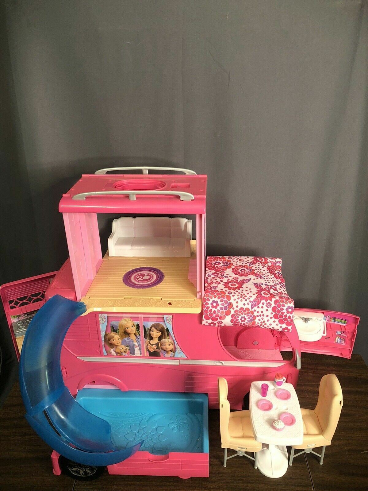 Barbie Dream Camper Furgoneta Rv Motor Hogar Con Piscina Y 2nd Story ...