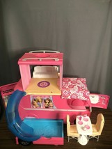 Barbie Dream Camper Furgoneta Rv Motor Hogar Con Piscina Y 2nd Story - £57.42 GBP