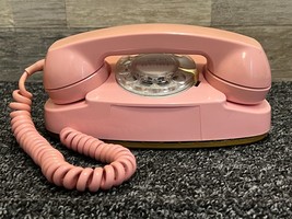 Western Electric Bell Systems Princess Pink Rotary Dial Phone ~ Vintage 1960&#39;s - £92.79 GBP