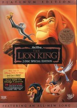 LION KING (dvd) *NEW* Platinum ed. OOP remake of Japanese series Jungle Emperor - £23.68 GBP
