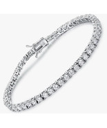 Stamped 925 Sterling Silver Tennis Bracelet - $79.20