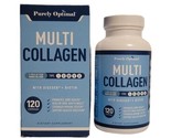 Purely Optimal Multi Collagen  5 Types: I, II, II, V, X 120 Capsules 6/24  - $21.77