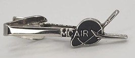 Vintage 1970&#39;s McDonnell Douglas McAir Silver Tone Pewter Tie Bar A1-6 - £14.91 GBP