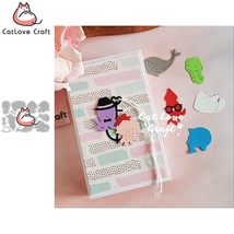 Sea Animals Octopus Squid Angel Fish Whale Stringray Seahorse Metal Cutt... - $9.66
