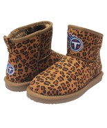 Tennessee Titans NFL Licensed Womens Leopard Print Bling Boot by Love Cu... - £32.62 GBP