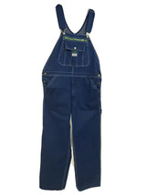 Liberty Mens Vintage Blue Relaxed Denim Work Carpenter Bib Overalls 38x3... - £39.56 GBP