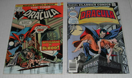 Dracula--2 different...Fine-  5.5 grade--B....1975-1976 comic books - £8.62 GBP