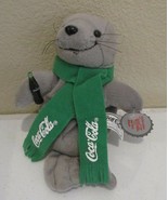 Coca Cola Gray Seal with Green Scarf 1998 NEW - £7.27 GBP
