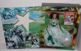 1994 Gone With The Wind Barbie as Scarlett O&#39;Hara Hollywood Legends White Dress - £58.91 GBP
