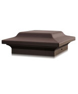 Classy Caps 4x4 Bronze Aluminum Post Cap (4 pack) - $47.96