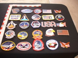 Space Shuttle Patch Collection Set 25 patches vintage patches made in th... - £46.70 GBP